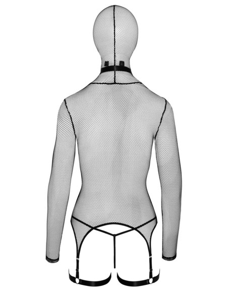Ensemble lingerie résille et accessoires BDSM - Bad Kitty